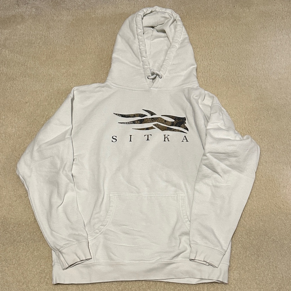 Sitka Men's Cream Hoodie